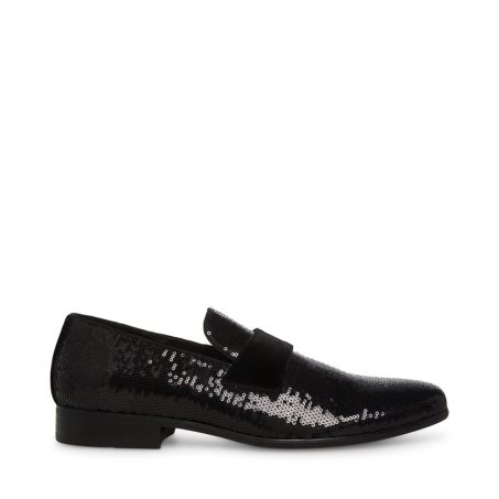 Loafers Steve Madden Arles Sequin Hombre Negras | ES IY043S